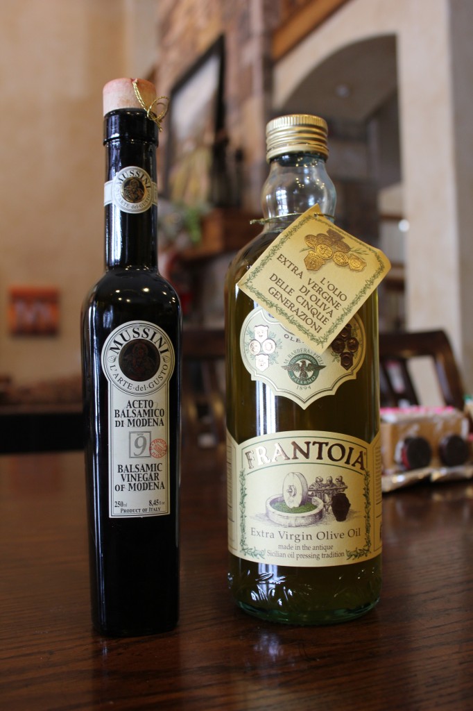 Last summer I bought the best balsamic vinegar I have EVER tasted in Italy. The first day we got it out - B knocked if off the table and it shattered on the floor.  He's truly my hero for replacing it.  I wish he would have got a case - since it's half way gone already and I am stingy about sharing!