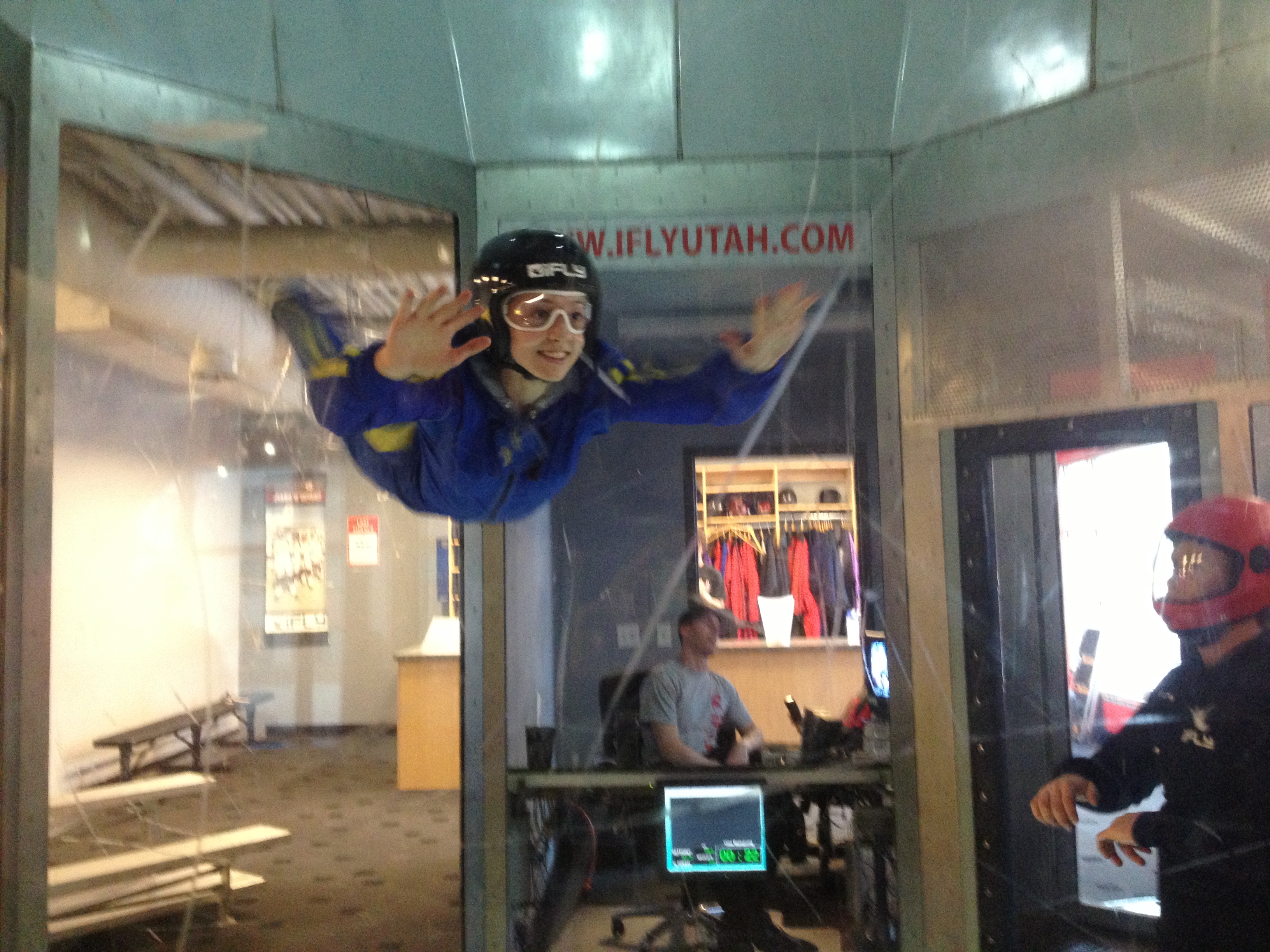 Flying makes Lelu happy