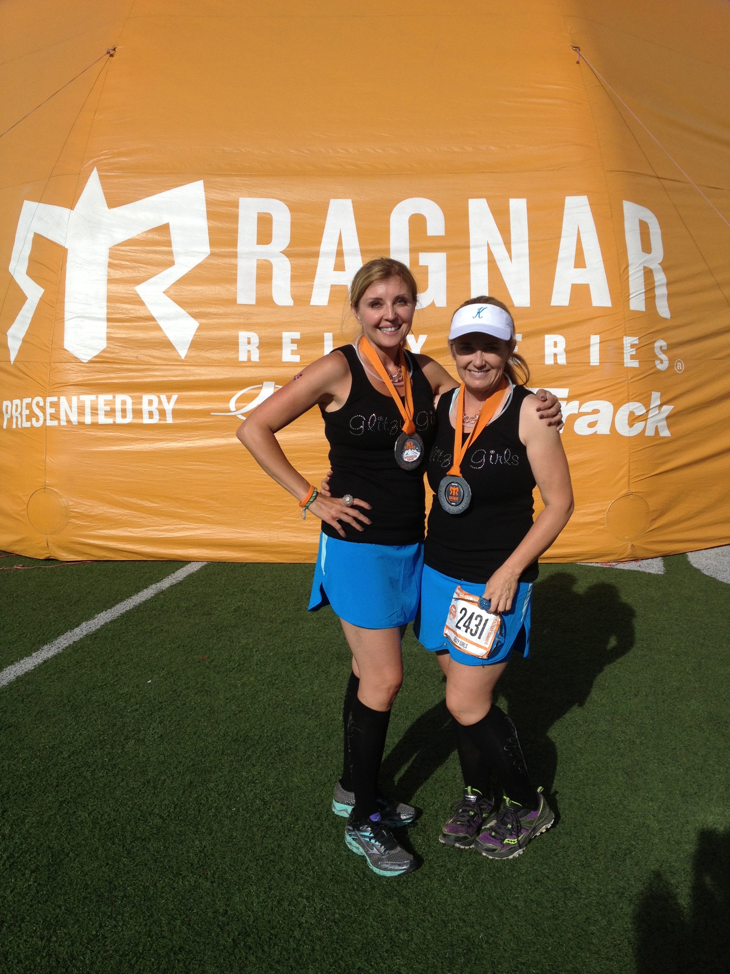 This is Cami and I at the end - Why do I look so short?  