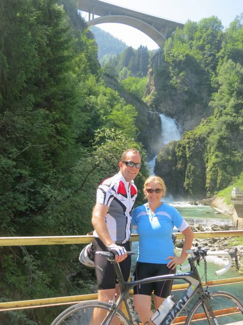 We stopped by a few waterfalls. Some we had to hike to, others were just on the side of the highway, like this one.