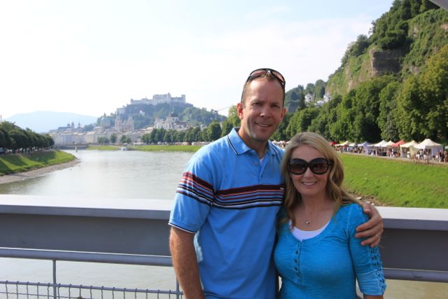 07/20/13 In the morning we went on a walking tour of Salzburg.  Maybe if we had gone on a walking tour of Munich I would have a different impression of Munich, but I thought Salzburg was beautiful.  